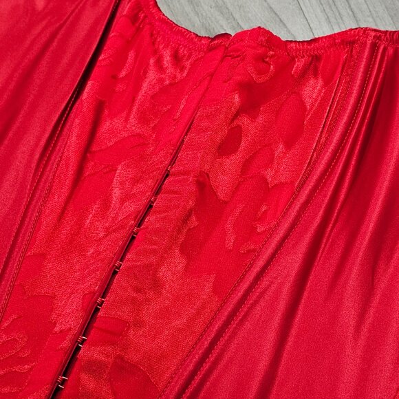 Victoria's Secret VERY SEXY Red VS Archives Satin Corset and Panty Set Size M - Picture 5 of 10
